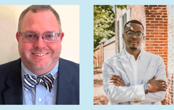 Eric Cheezum and Darius Johnson portraits